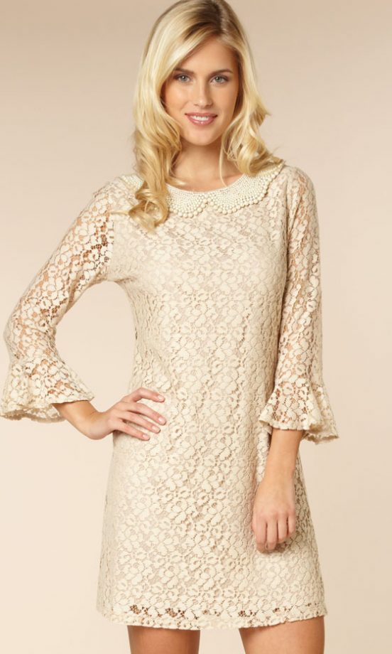 Peacocks By Design Lace Shift Dress, £40 - In Store Only