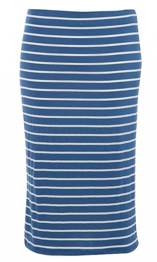 Red Herring Striped Midi Skirt, £16
