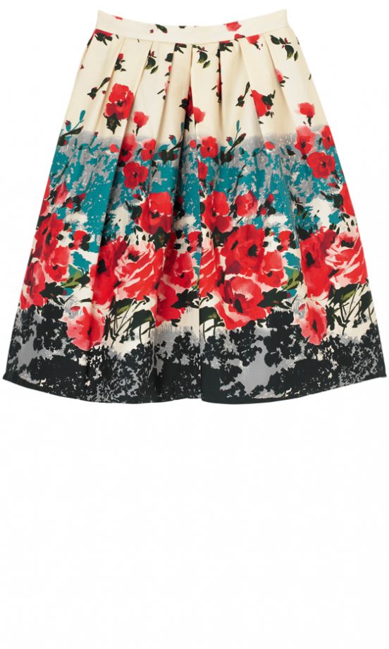 Primark Poppy Print Skirt, £16 - In Stores Only
