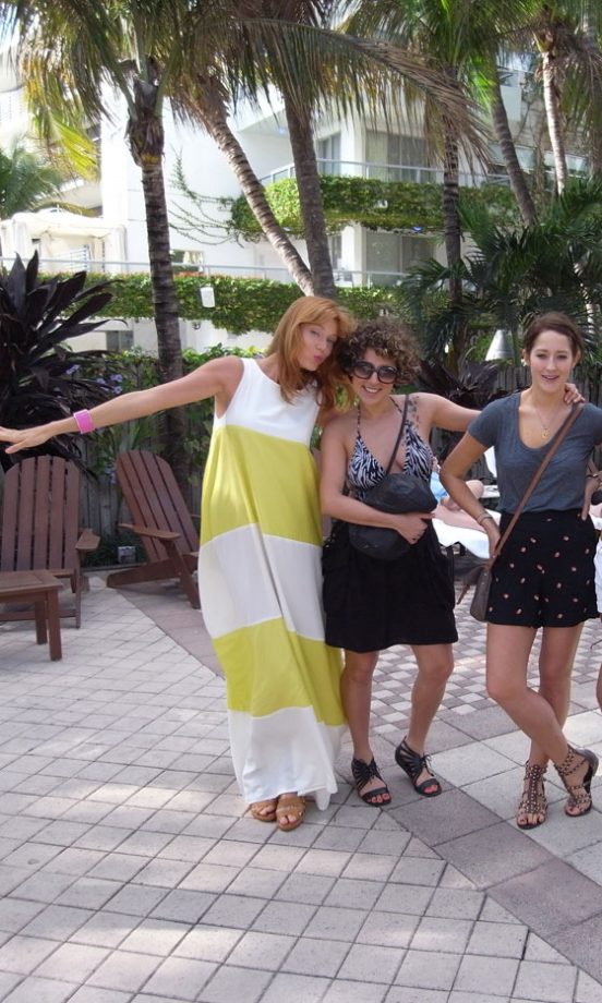 Fashion On Location: The Fashion Team Relax After The Shoot