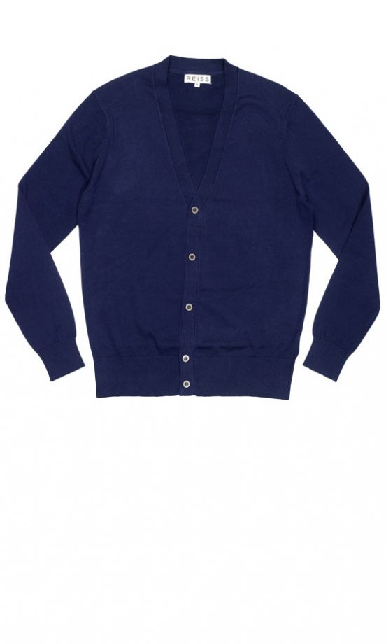 1971 Reiss Blue Cardigan, £79