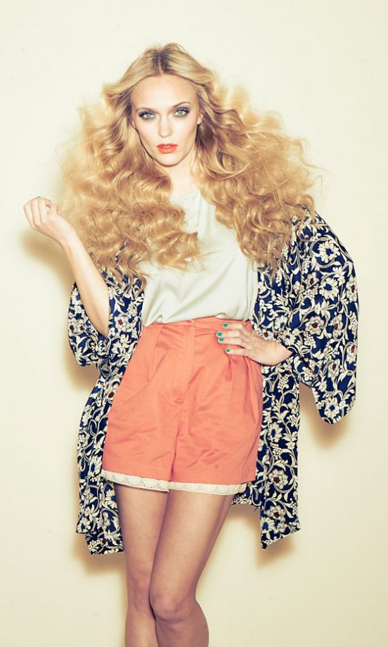 Topshop Premium Silk Kimono, £85