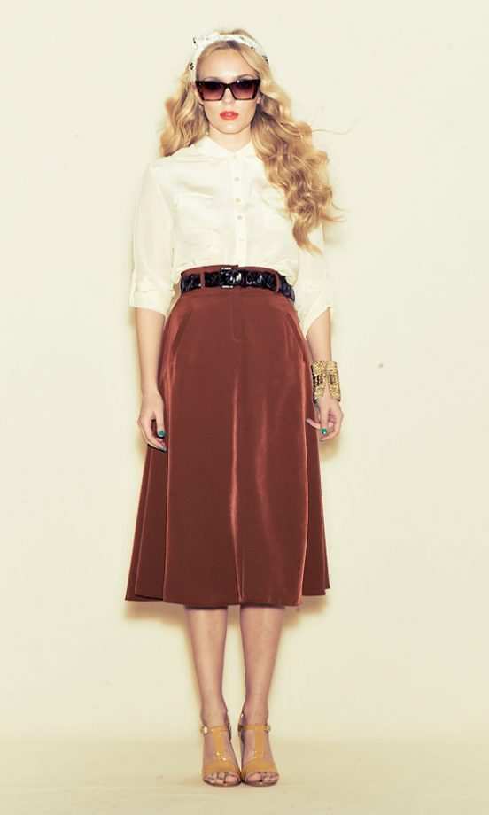 The Midi Length Is Spring's Hottest Trend - River Island Skirt, £29.99