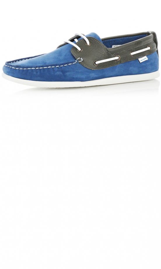 River Island Blue Deck Shoe, £39.99