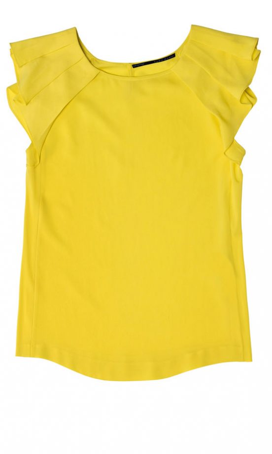 Zara Yellow Sleeveless Top, £25.99 - In Store Only