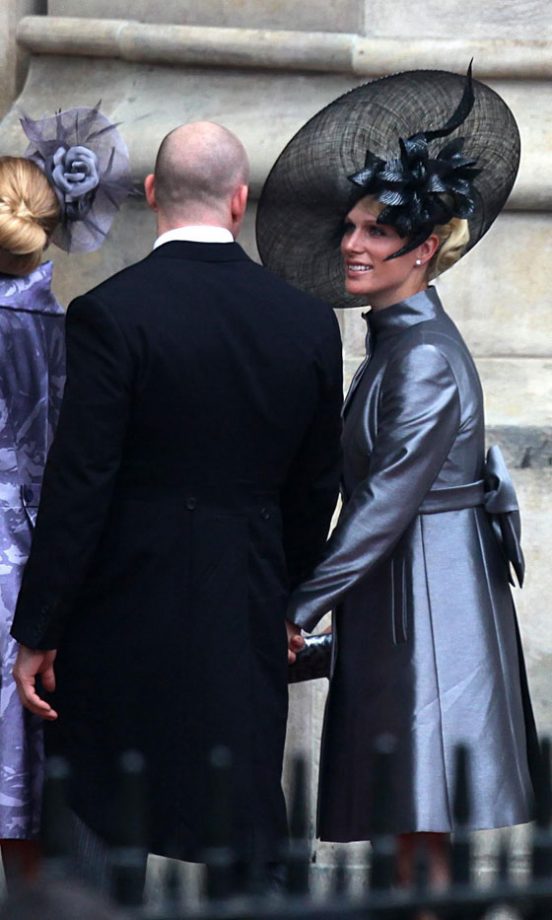 Zara Phillips And Mike Tindall Arrive At The Royal Wedding Of Kate Middleton And Prince William, 2011