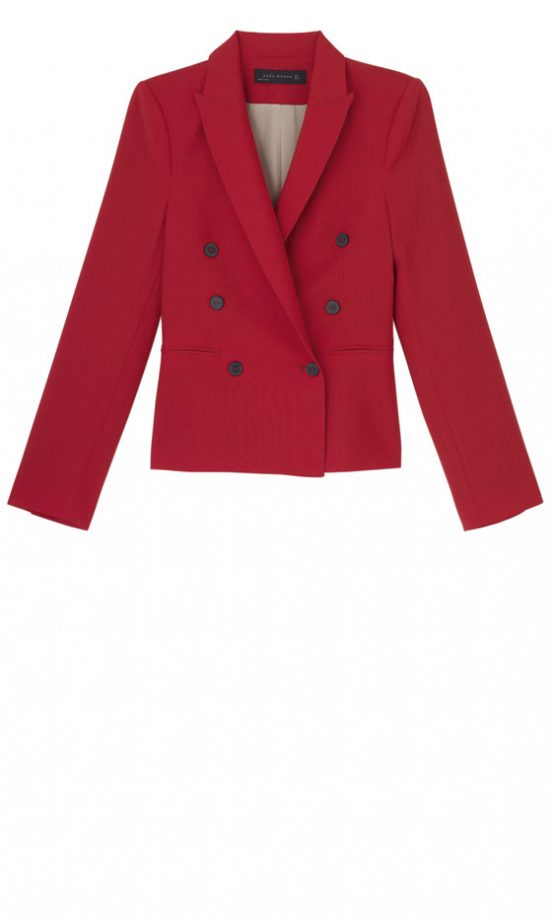 Zara Double Breasted Blazer, £69.99 - In Stores Only