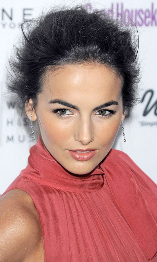 Camilla Belle Scores Serious Beauty Points For Her Tousled Updo Hairstyle, 2011