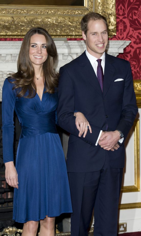 Kate Middleton Wore Royal Blue To Announce Her Engagement To Prince William In 2011...