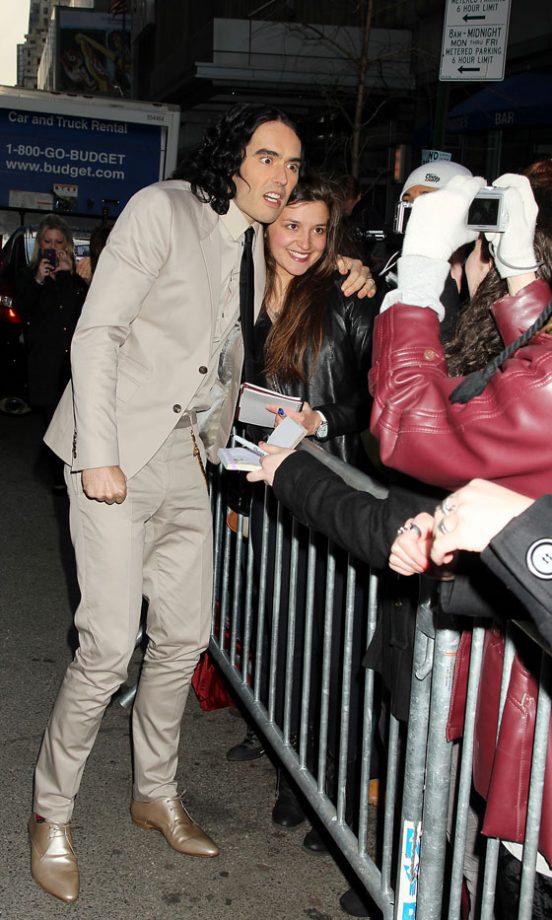 Russell Brand At The New York Film Premiere Of Arthur, 2011