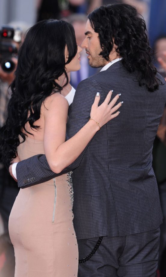 Katy Perry And Russell Brand At The London Film Premiere Of Arthur, 2011