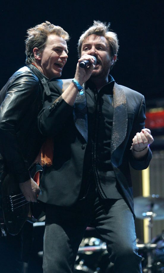 John Taylor And Simon Le Bon From Duran Duran Perform At Coachella Music Festival 2011