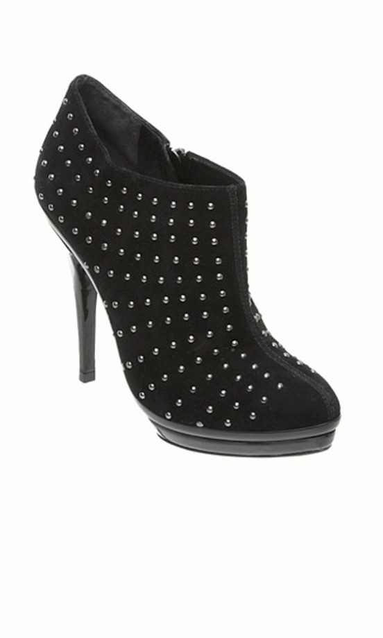 Dune Silver Studded Shoe Boot, £38
