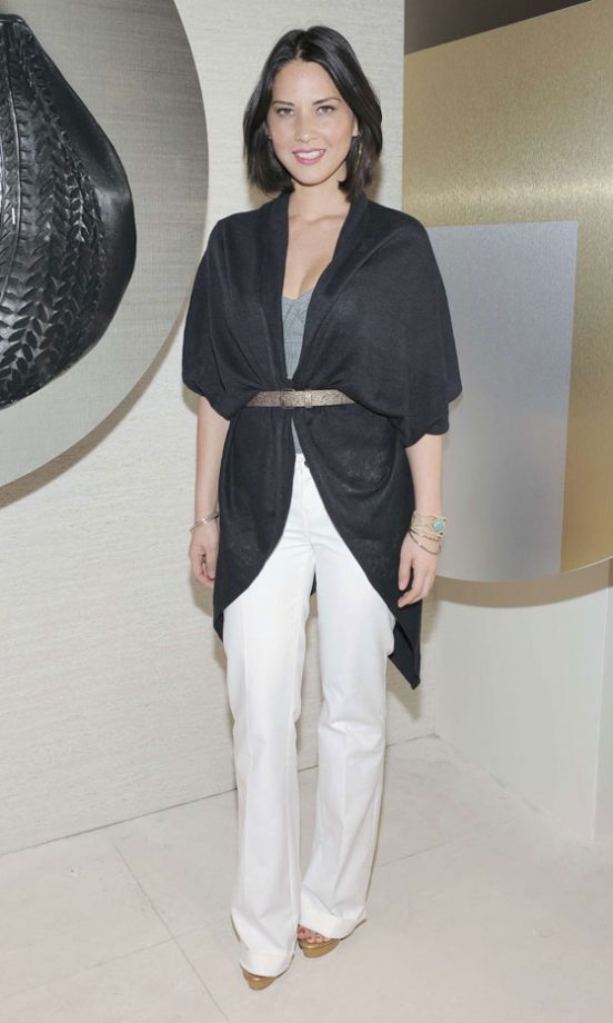 Olivia Munn At The Elie Tahari's Emmy Bag Launch 2011