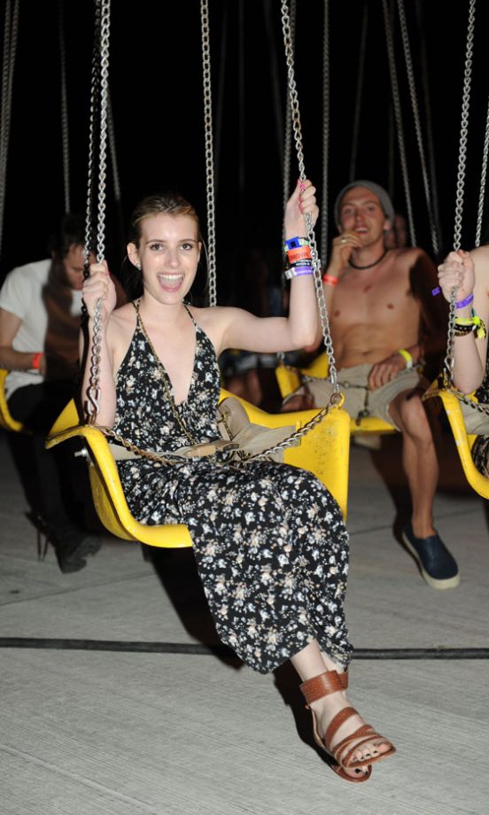 Emma Roberts At Coachella Music Festival 2011