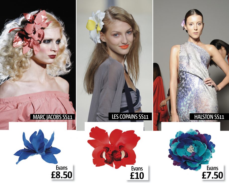 Shop the latest SS11 fashion trend with high-street hair accessories at Evans