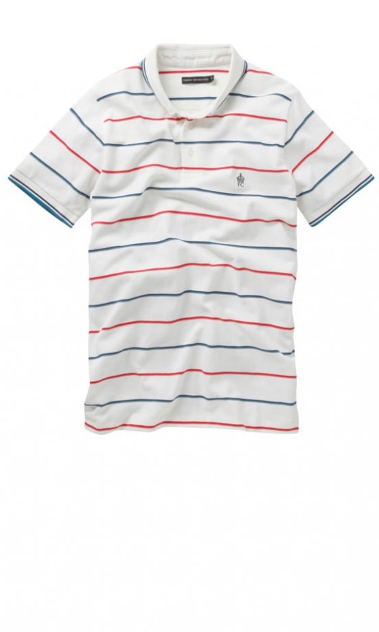 French Connection Damon Stripe Polo Top, £32