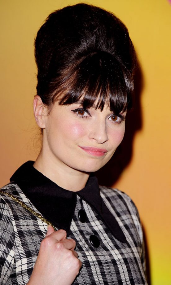 Gizzi Erskine Rocks A Sleek Beehive Hairstyle, 2011