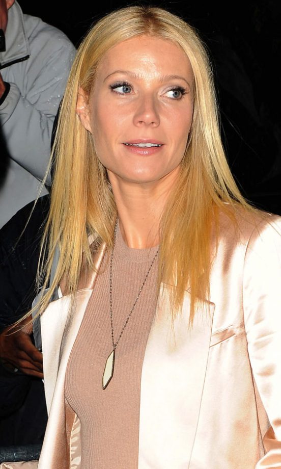 Gwyneth Paltrow's Poker Straight Hairstyle Goes Perfectly With Sharp Tailoring, 2011