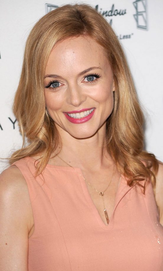 Heather Graham Opts For A Sleek Hairstyle With Curled Ends For A Sophisticated Finish, 2011