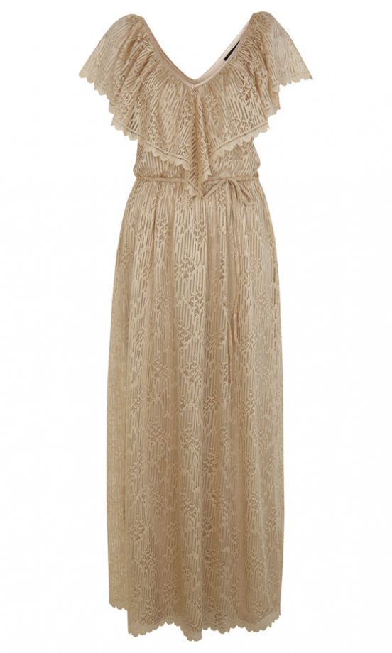Miss Selfridge Cream Lace Maxi Dress, £65