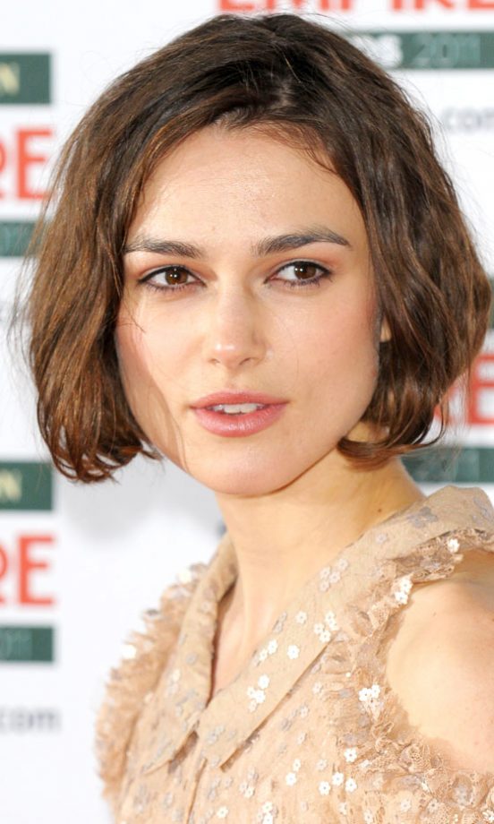 Keira Knightley's Bobbed Hairstyle Exudes 1920s Glamour - Keep It Tousled For A Modern Edge, 2011