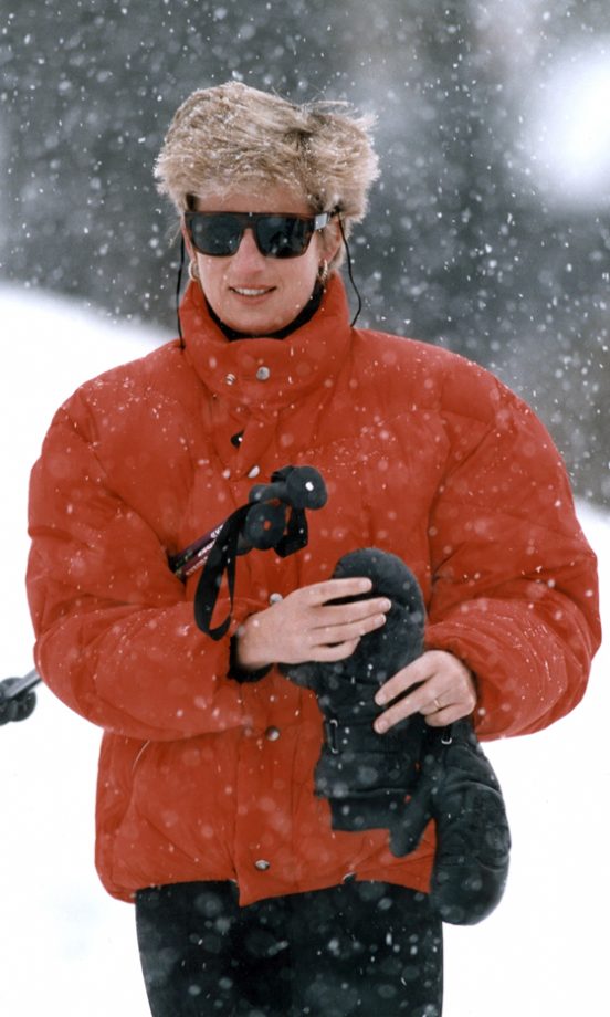 Princess Diana On A Skiing Holiday In Austria, 1994