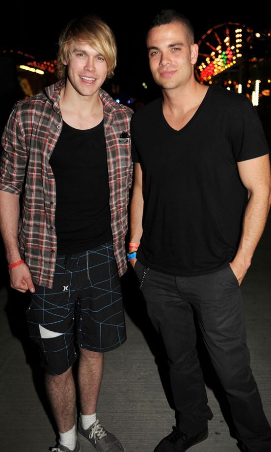 Chord Overstreet And Mark Salling At Coachella Music Festival 2011