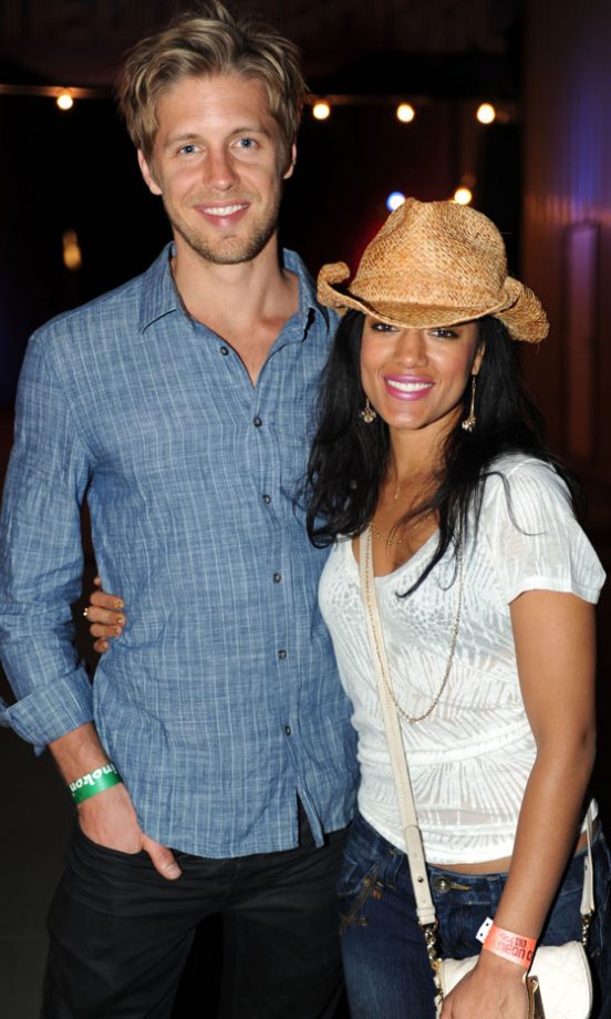 Actor Matt Bar With Actress Heather Hemmens At Coachella Music Festival 2011