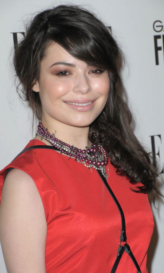 Miranda Cosgrove Keeps Her Look Youthful A Messy Side Ponytail Hairstyle, 2011