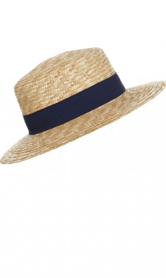Miss Selfridge Preppy Boater Straw Hat, £18