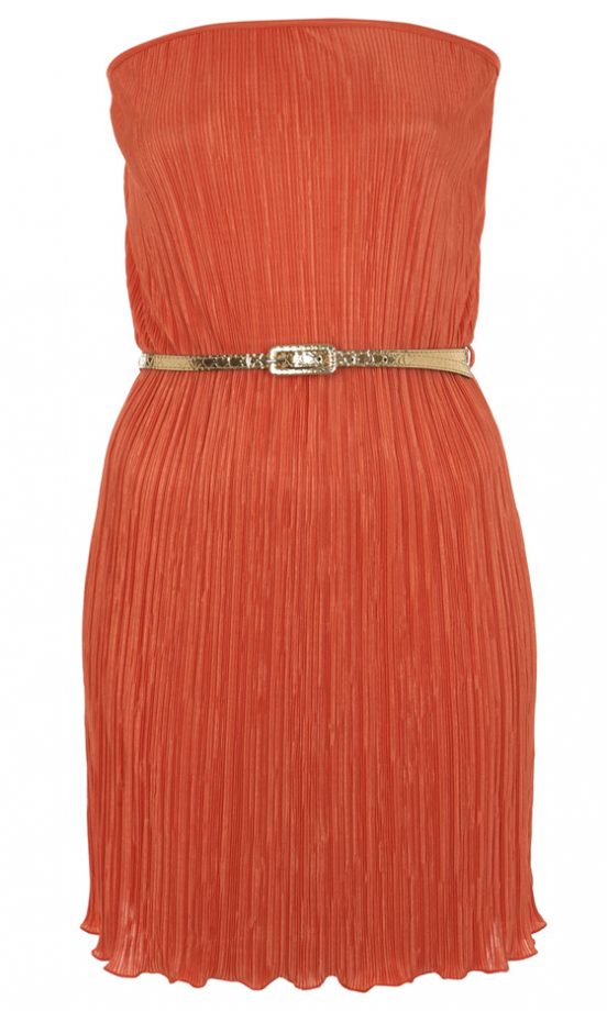 Miss Selfridge Pleated Bandeau Dress, £38