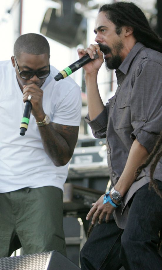 Nas And Damian Marley Perform At Coachella Music Festival 2011