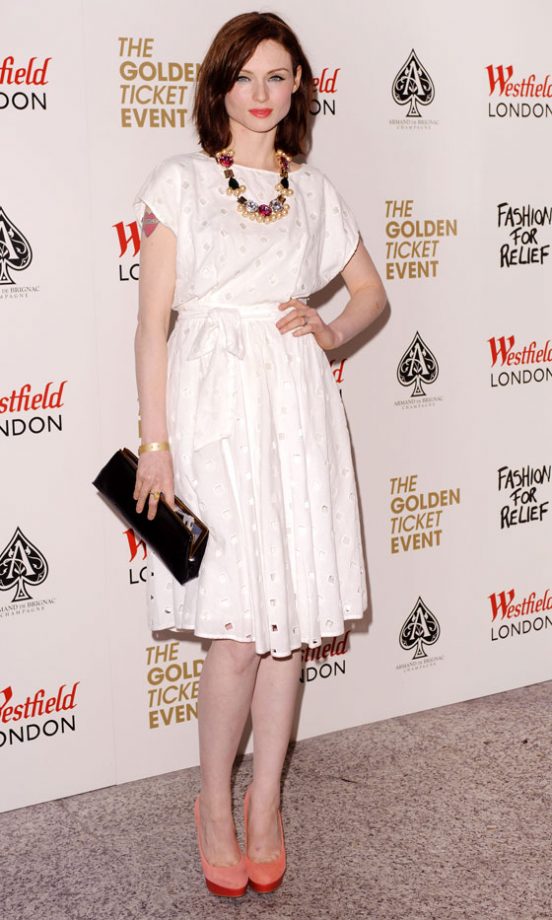 Sophie Ellis-Bextor At The Fashion For Relief Pop-Up Shop Opening In Westfield, 2011