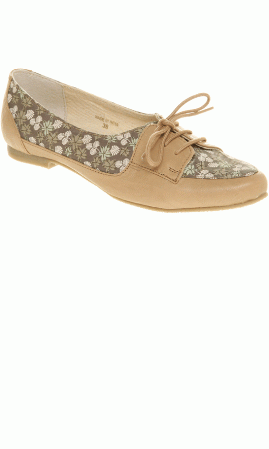 Office Lace Up Floral Brogues, £45