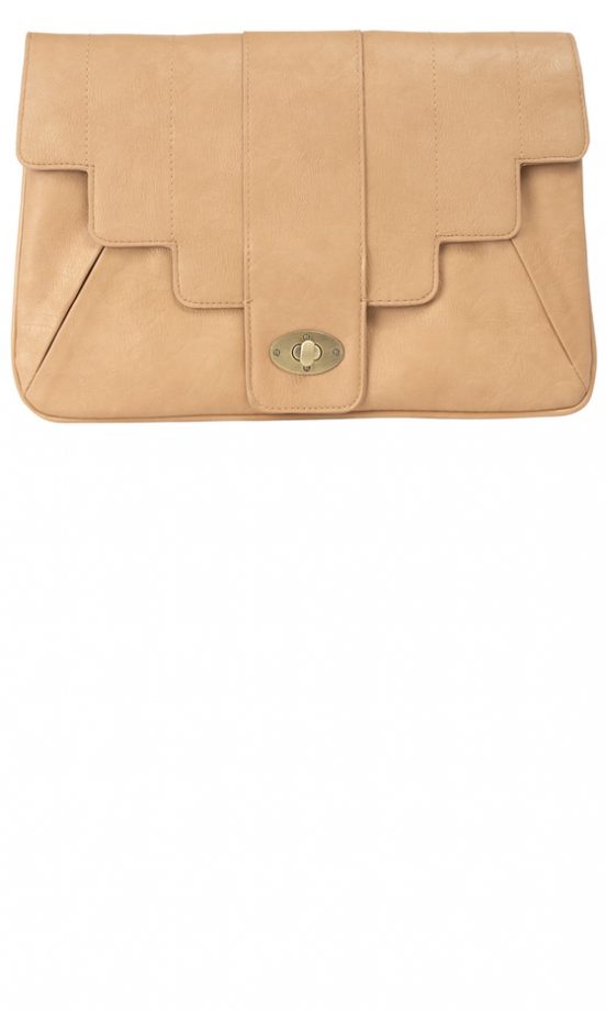 Dorothy Perkins Nude Clutch Bag, £15
