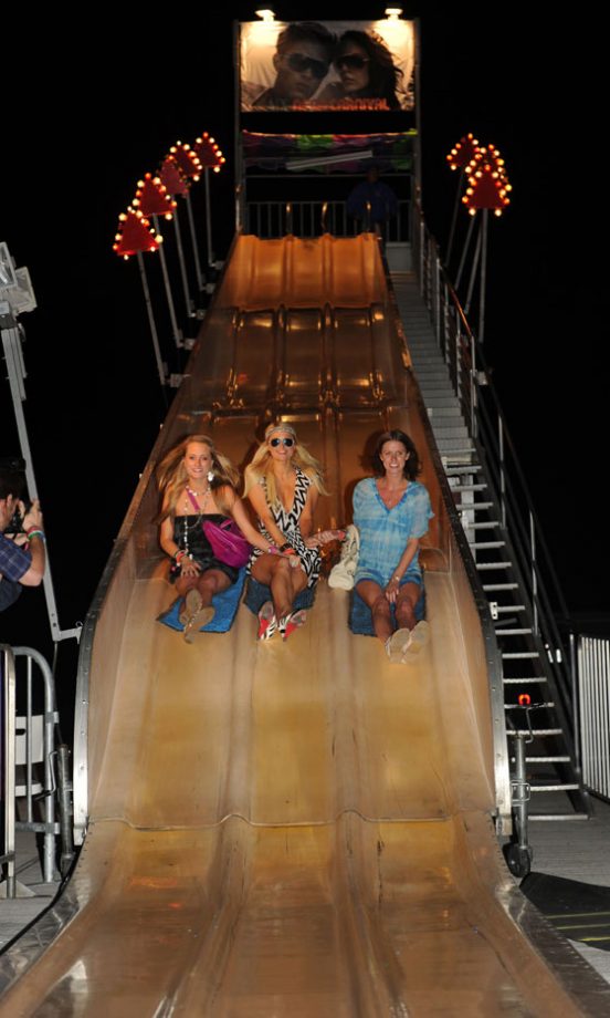 Paris Hilton And Nicky Hilton At Coachella Music Festival 2011