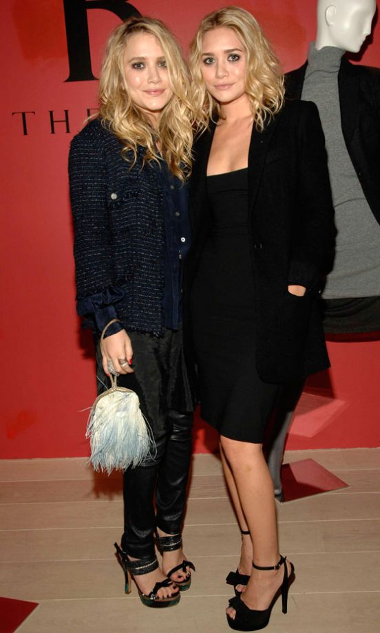 Mary-Kate Olsen And Ashley Olsen Celebrate The Row 2010 Collection Party At Bergdorf Goodman, September 2009