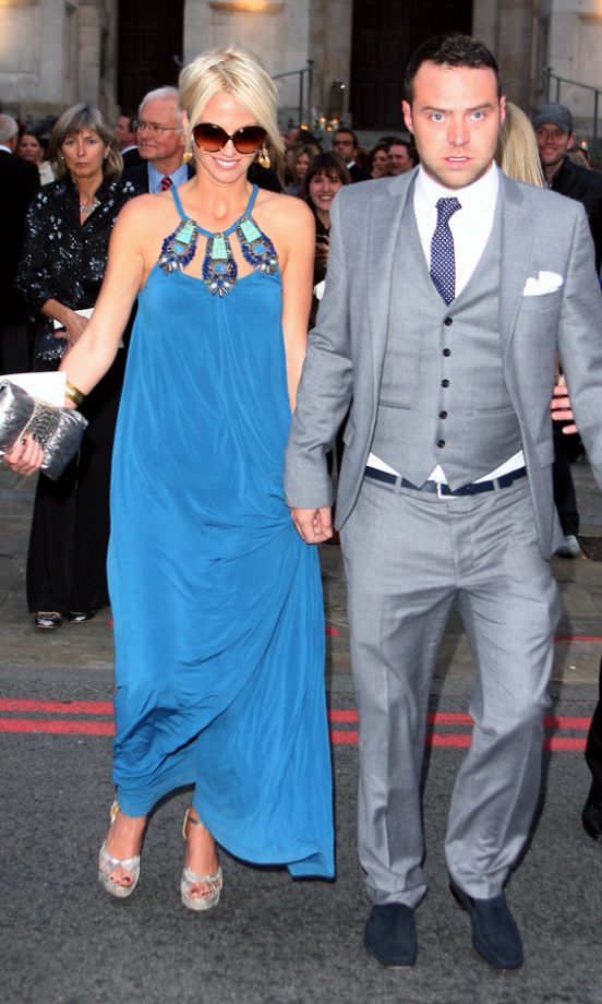 Sarah Harding And Boyfriend Tom Crane At A Wedding In East London, October 2009