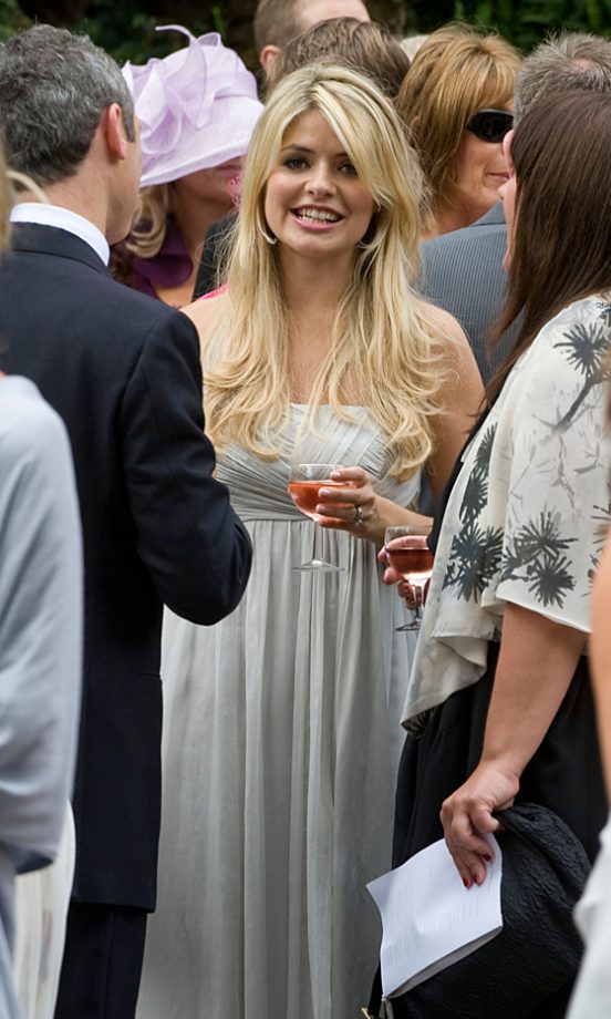 Holly Willoughby Enjoys Herself At Her Sister's Wedding In West Sussex, July 2010