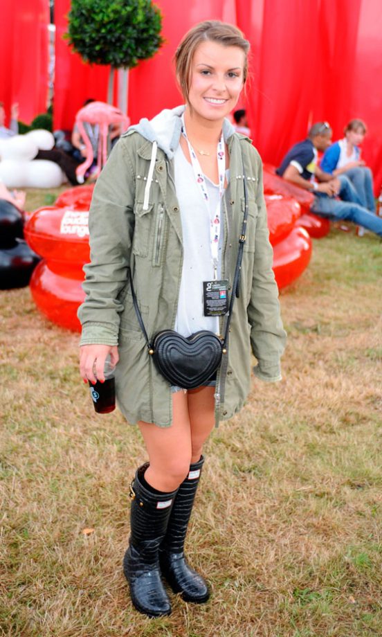 Coleen Rooney Rocks Obligatory Festival Gear - The Parka - At V Festival, August 2010