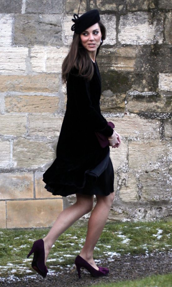 Kate Middleton's Black Ensemble Caused Controversy At A Friend's Wedding, January 2011