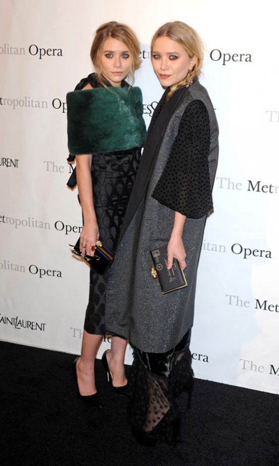 Ashley Olsen And Mary-Kate Olsen At The Metropolitan Opera In New York, March 2011