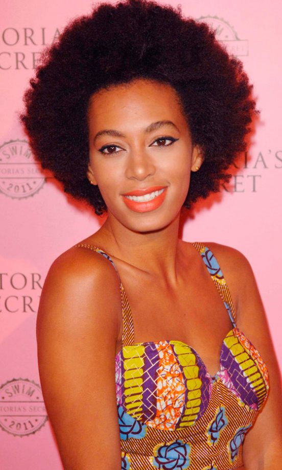 Solange Knowles Rocks A Fierce Afro Hairstyle, 2011