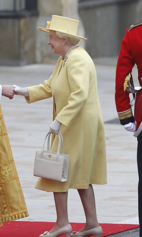 Queen Elizabeth II Arrives At The Royal Wedding Of Kate Middleton And Prince William, 2011