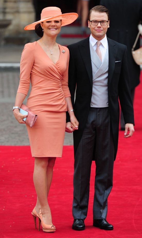 Sweden's Crown Princess Victoria And Sweden's Prince Daniel Arrive At The Royal Wedding Of Kate Middleton And Prince William, 2011