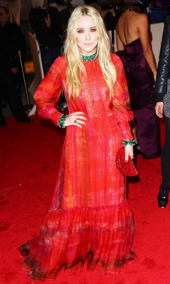 Mary-Kate Olsen Wearing A Givenchy Dress At The Constume Institute Gala, May 2011