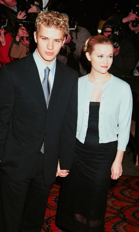 Reese Witherspoon With Husband And Co-Star Ryan Phillippe At The Cruel Intentions New York Film Premiere, 1999