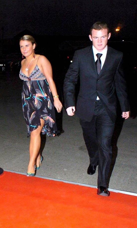 Coleen Rooney Dresses Up For A Charity Dinner In Manchester, September 2004