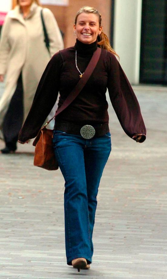 Coleen Rooney Beams In Liverpool After Buying A Cartier Diamond Bracelet - We Would Be Too! March 2005